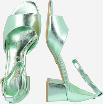BUFFALO Sandals 'LILLY NEAT' in Green