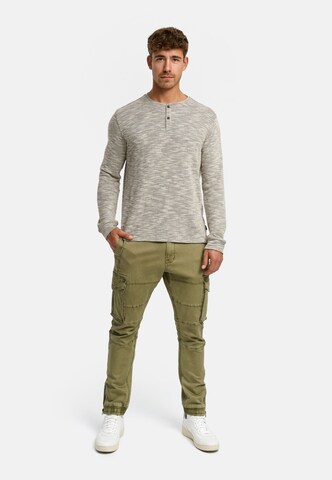 INDICODE JEANS Tapered Cargo trousers 'Alex' in Green