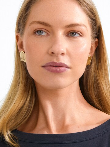 Pilgrim Earrings 'Elys' in Gold: front