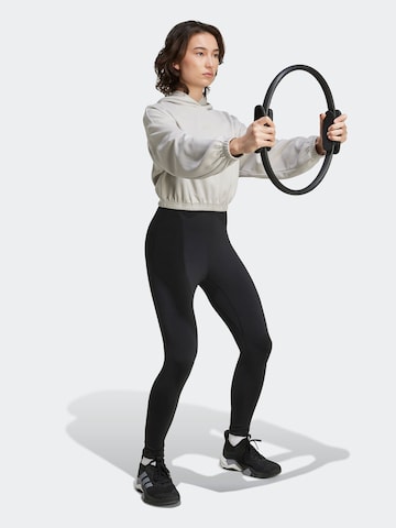 Sweat de sport 'Yoga' ADIDAS PERFORMANCE en gris : devant