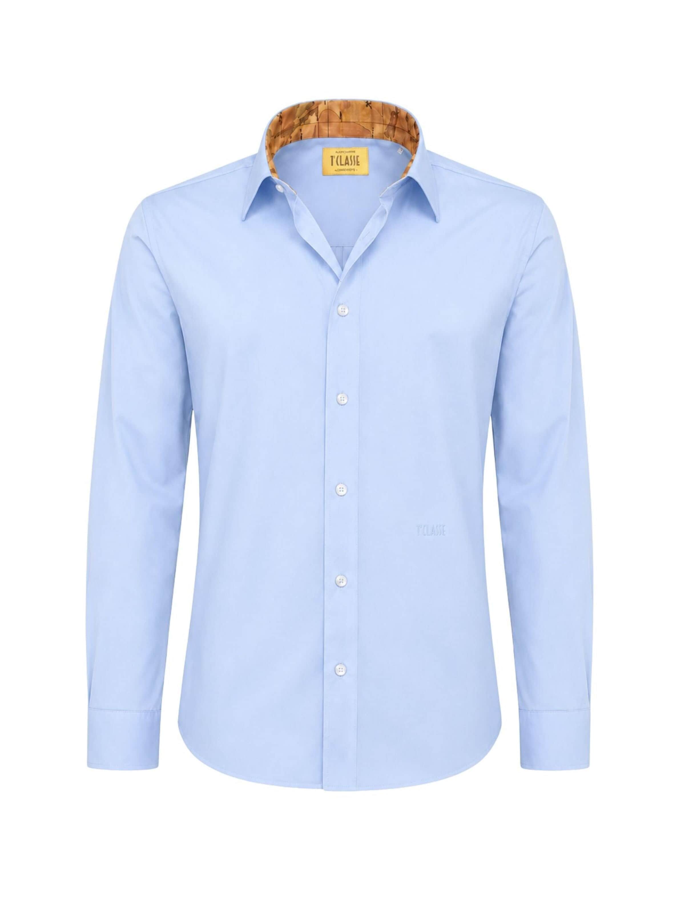 Alviero Martini T-shirt i blå: framsida