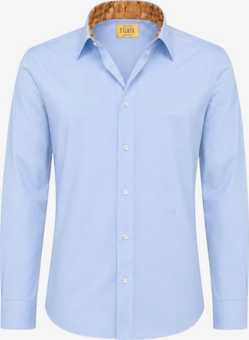 Alviero Martini T-shirt i blå: framsida