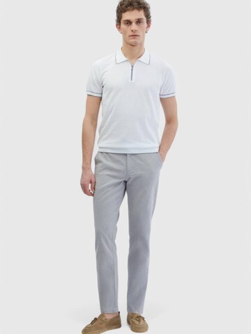 Ramsey Normální Chino kalhoty – šedá