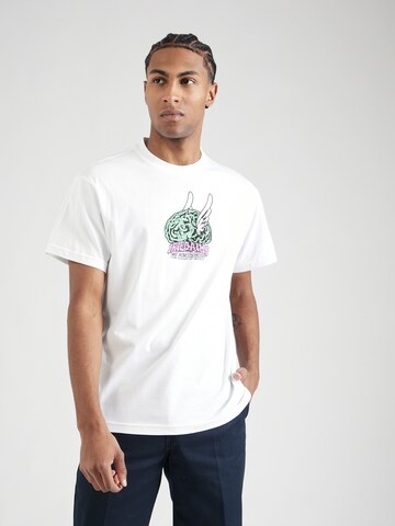 Iriedaily - Camiseta 'Free Mind' en blanco: frente