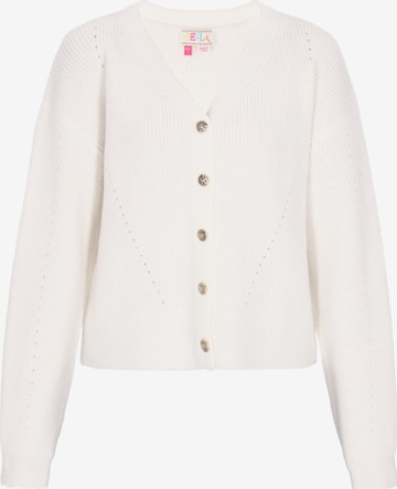 IZIA Kardigán - Biela: predná strana