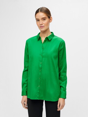 OBJECT Blouse 'Roxa' in Groen: voorkant