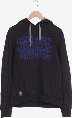 ESPRIT Sweatshirt & Zip-Up Hoodie in L in Grey: front