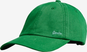 Casquette Superdry en vert : devant