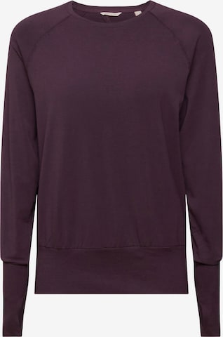 T-shirt fonctionnel ESPRIT en violet : devant