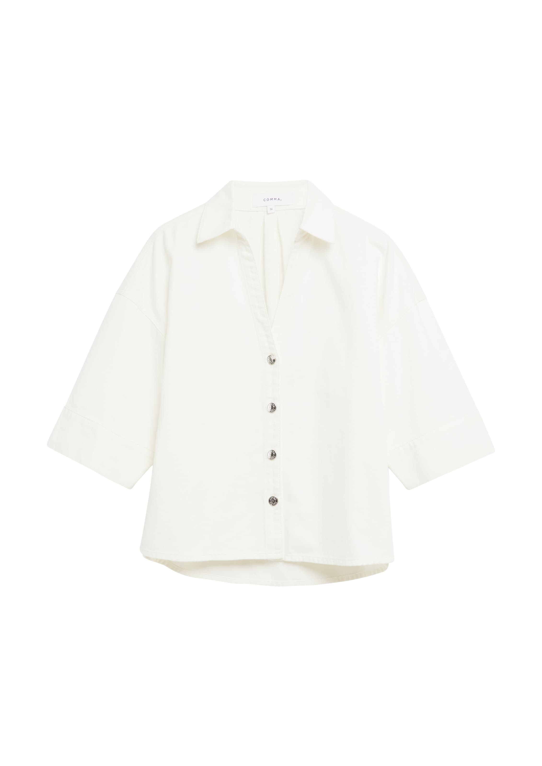 COMMA Blouse in Beige: voorkant