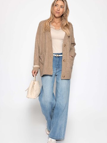 SASSYCLASSY Oversizestrickjacke‌‌‌‌‌‌‌‌ in Grau