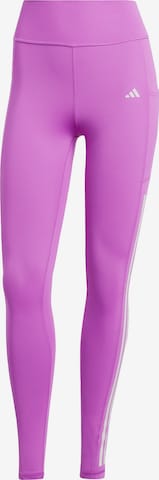 ADIDAS PERFORMANCE Skinny Urheiluhousut 'Optime' värissä lila: etupuoli