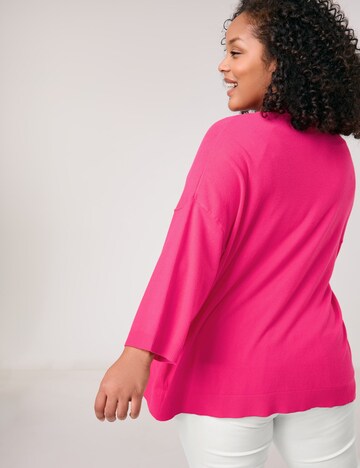 SAMOON Strickjacke in Rot