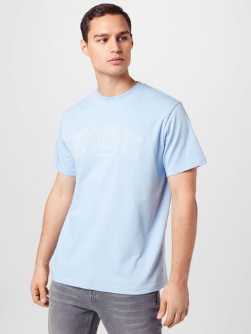 Woodbird T-Shirt 'Rics' in Blau: predná strana