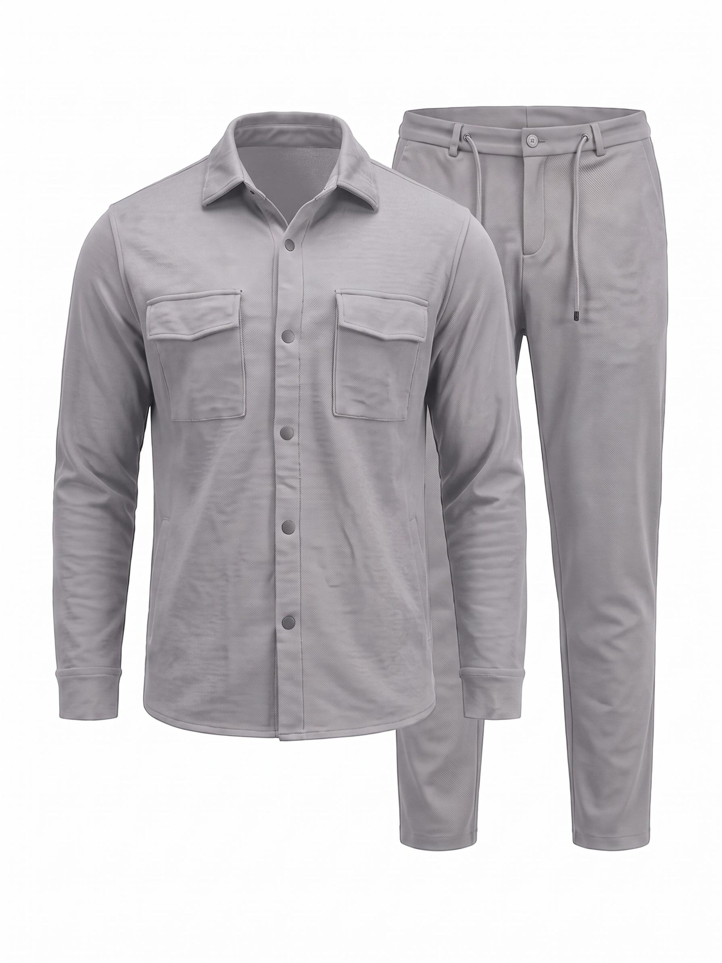 INSPR Tracksuit 'The Odissea Complete Track Set' in S in Grey / Light grey, Item view