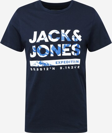 JACK & JONES Shirt 'HUNTER' in Blue: front