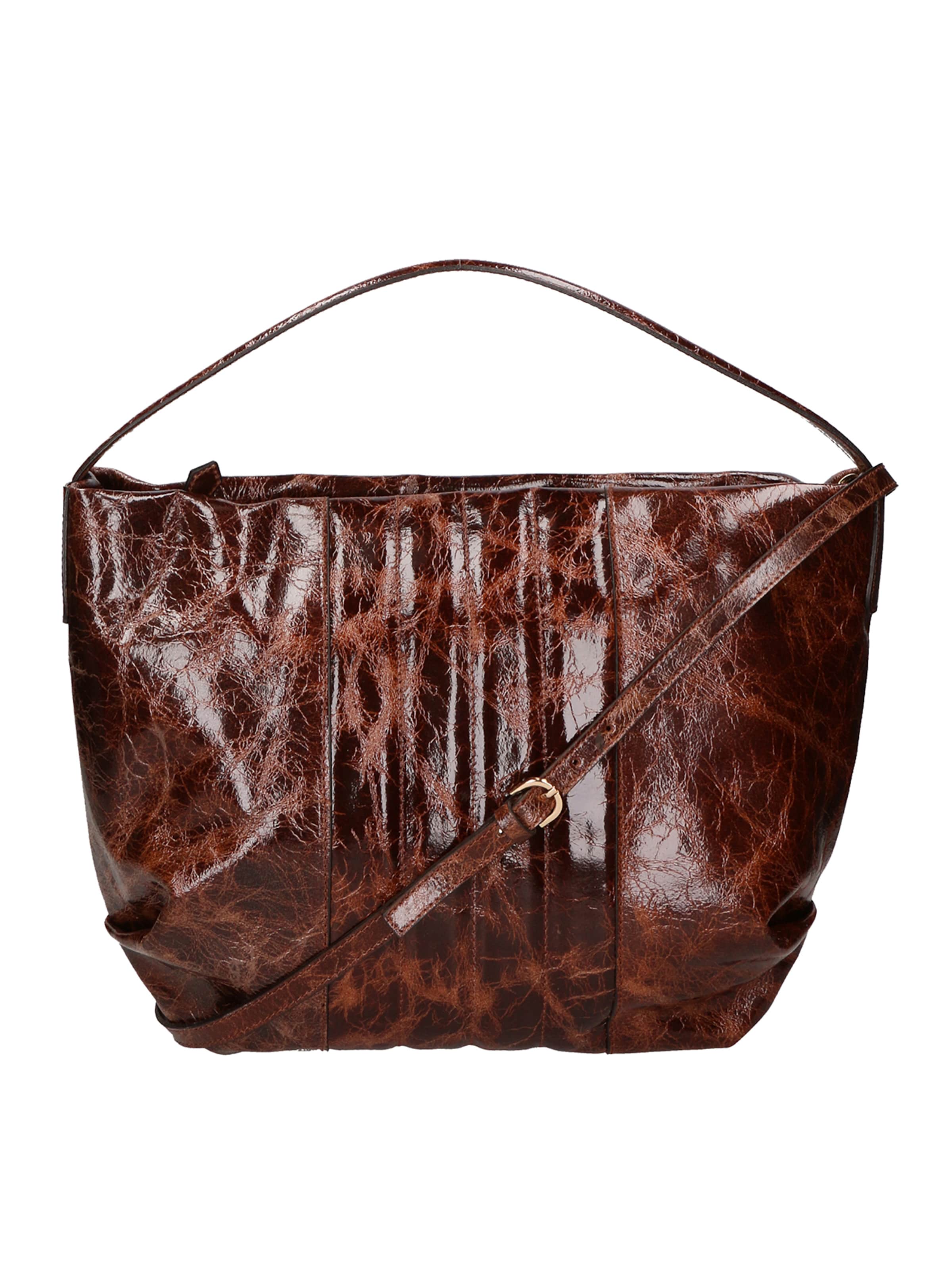 Sac bandoulière Gave Lux en marron : devant