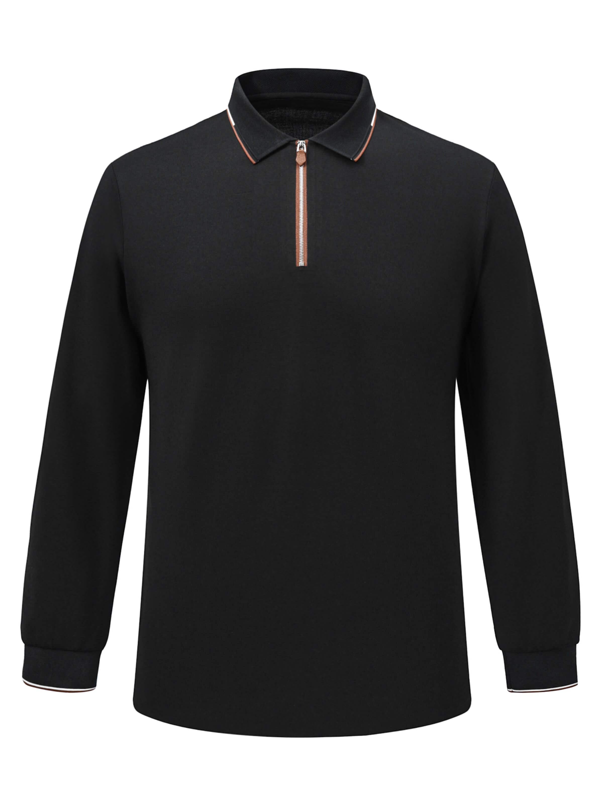 ALLTHEMEN Shirt 'Leichtigkeit' in Black: front