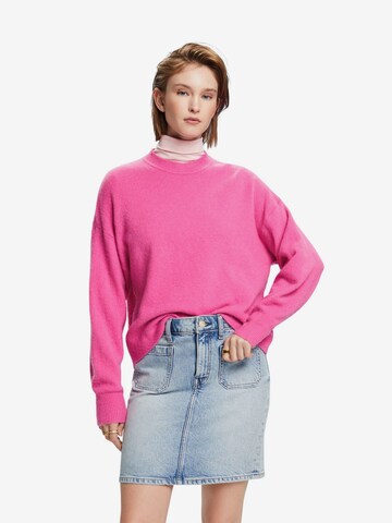 Sweat-shirt ESPRIT en rose : devant