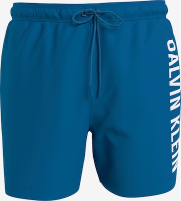 Calvin Klein Swimwear Zwemshorts 'Intense Power' in Blauw: voorkant