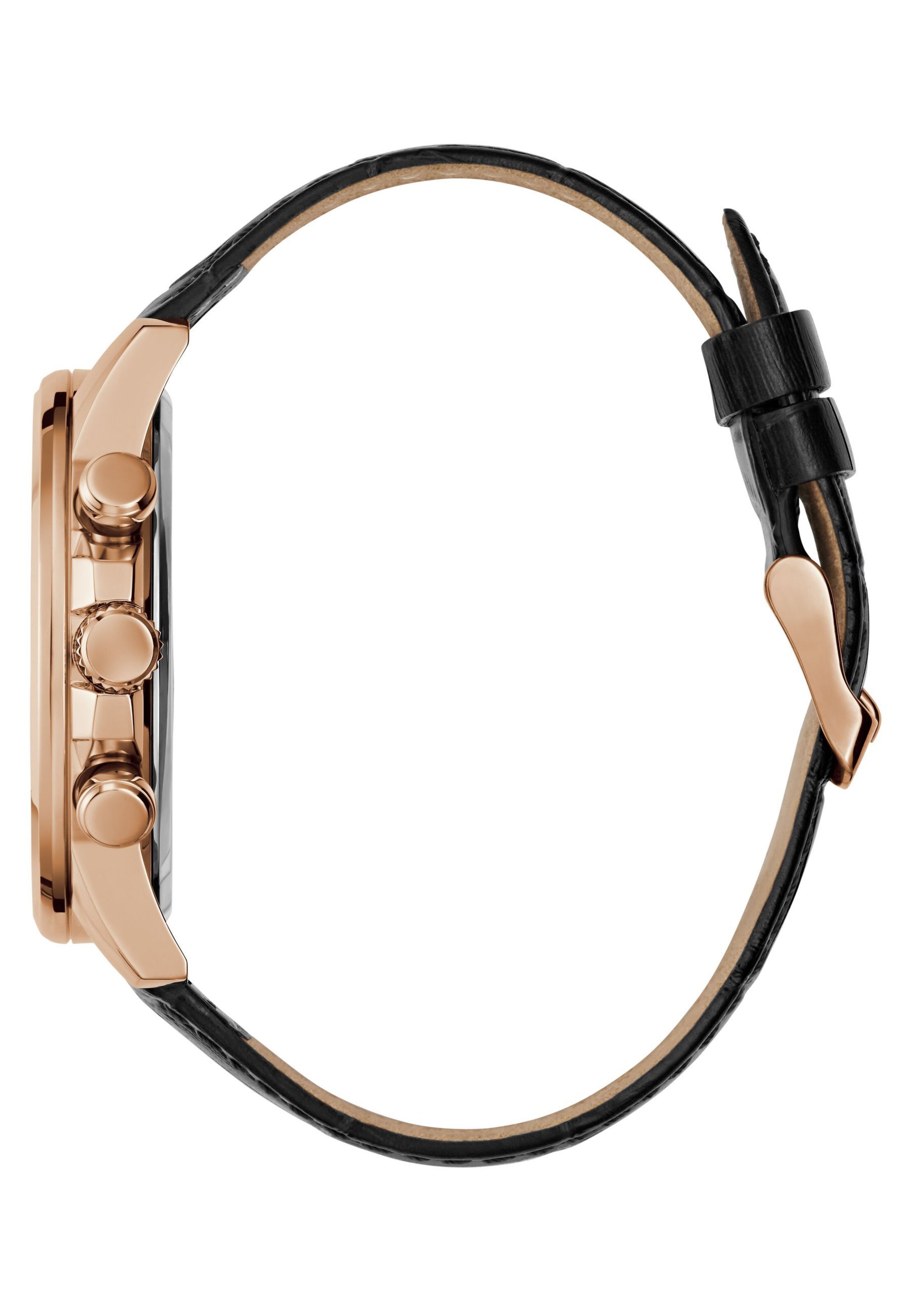 GUESS Analoog horloge 'WALKER' in Zwart