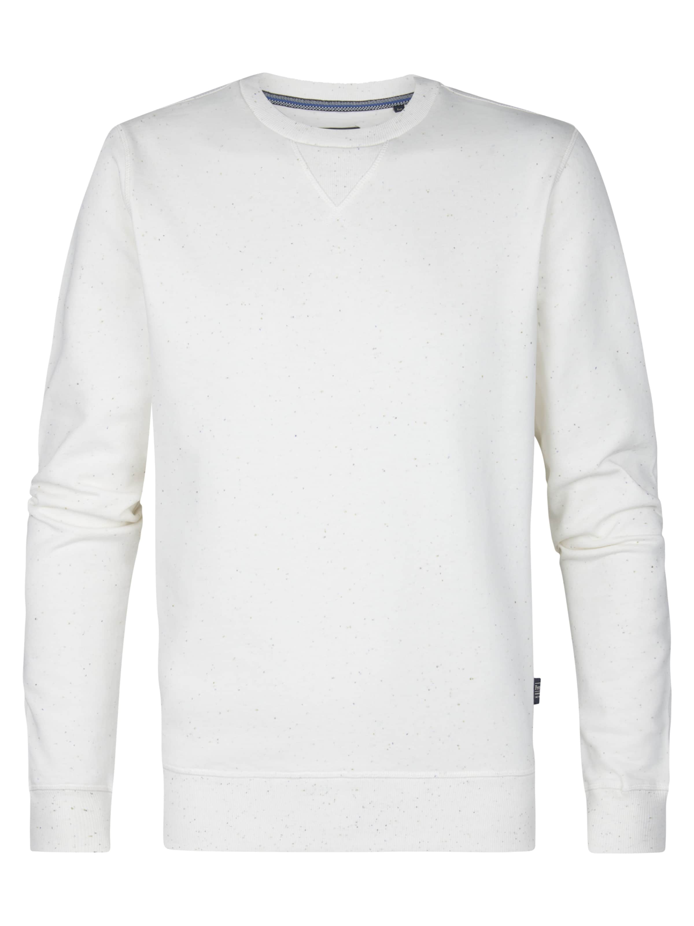 Petrol Industries Μπλούζα φούτερ 'Surfstone' σε λευκό: μπροστά