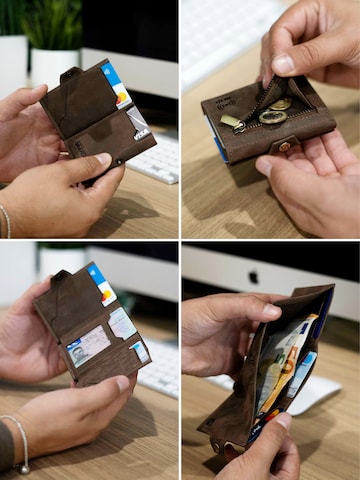 Porte-monnaies 'Genius' SERASAR en marron