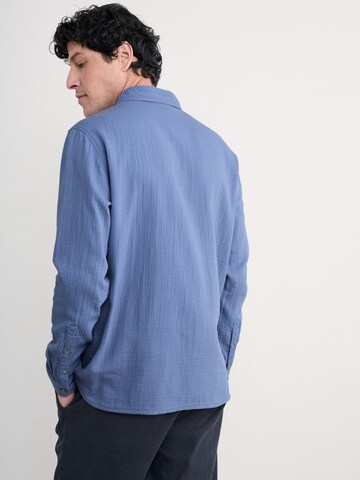 Seasalt Cornwall Regular Fit Shirt 'Kettle' in Blau