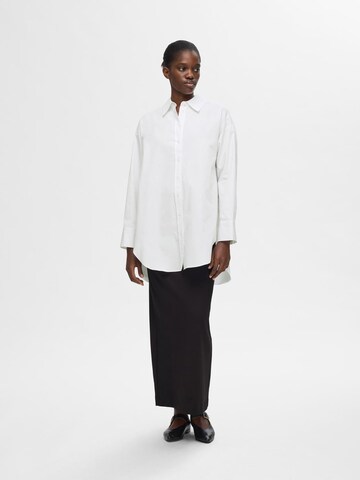 Camicia da donna 'SLFAURA' di SELECTED FEMME in bianco