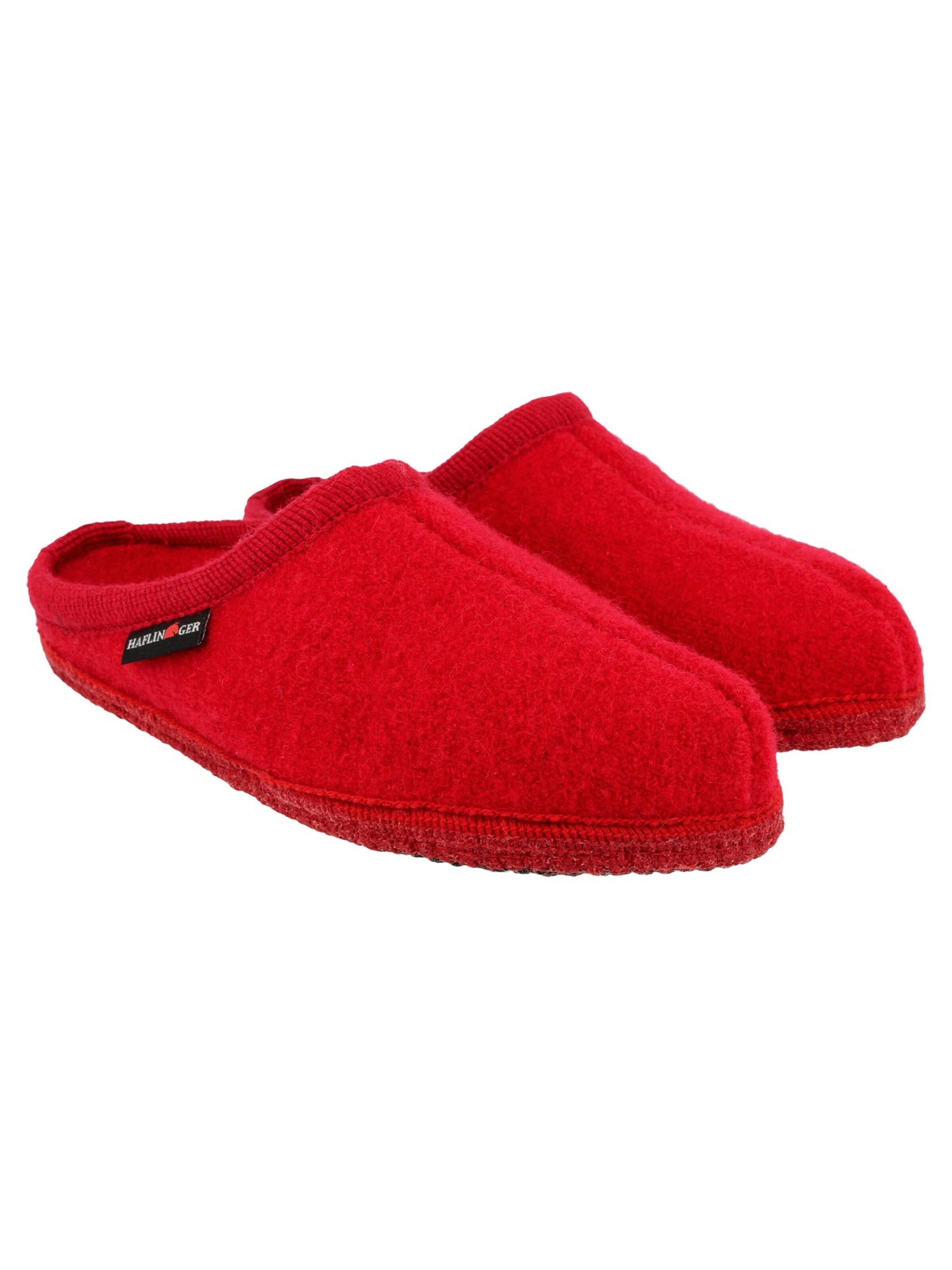 HAFLINGER Slippers 'Walktoffel Alaska' in Red