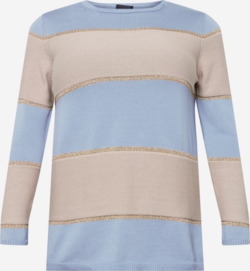 Persona by Marina Rinaldi - Pullover 'ARMENIA' em azul: frente