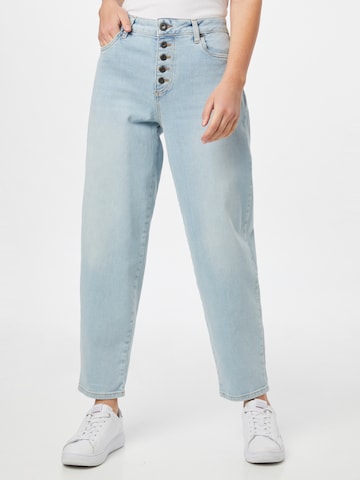 PULZ Jeans Loosefit Jeans 'EMMA' in Blauw: voorkant