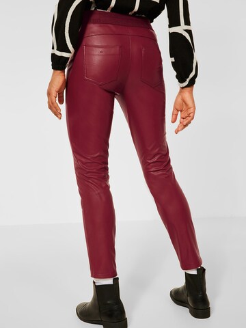 STREET ONE Skinny Broek in Rood