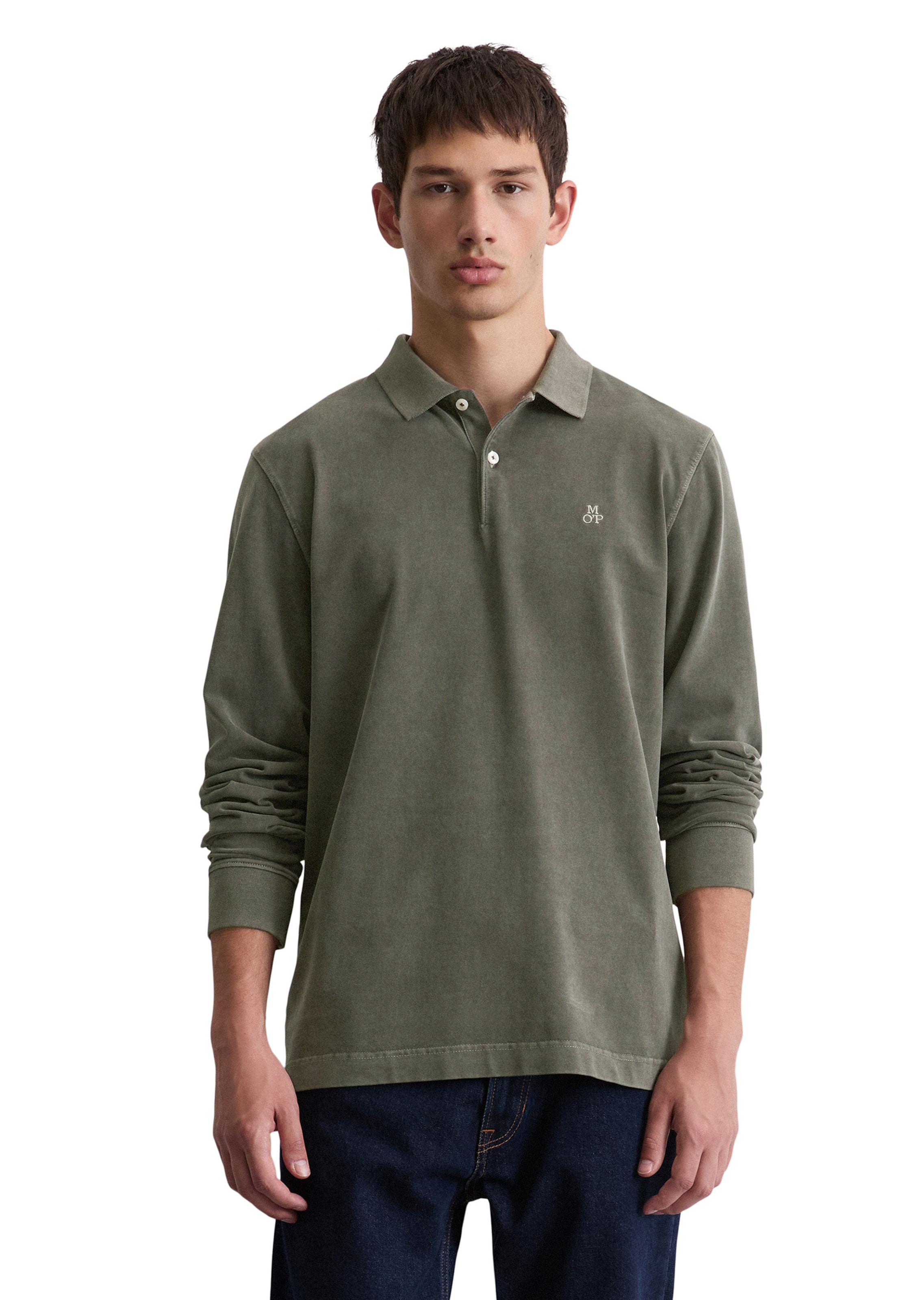 Marc O'Polo Poloshirt in Grün: Vorderseite