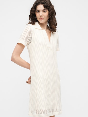 BOSS Трикотажное платье 'C_Eloa' в Белый