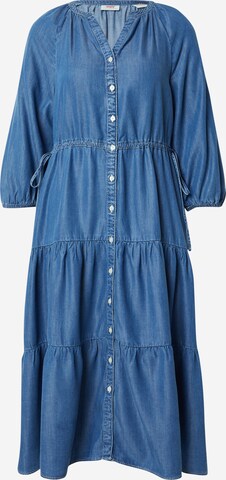 LEVI'S ® - Vestido camisero 'Cecile Midi DreSS' en azul: frente