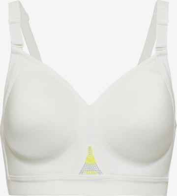 TRIUMPH Minimiser Sports Bra 'Triaction Gravity Lite' in White: front