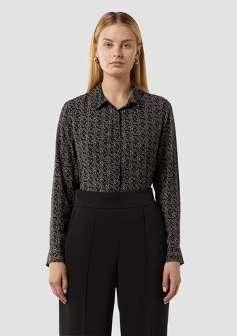 COMMA Blouse in Zwart: voorkant