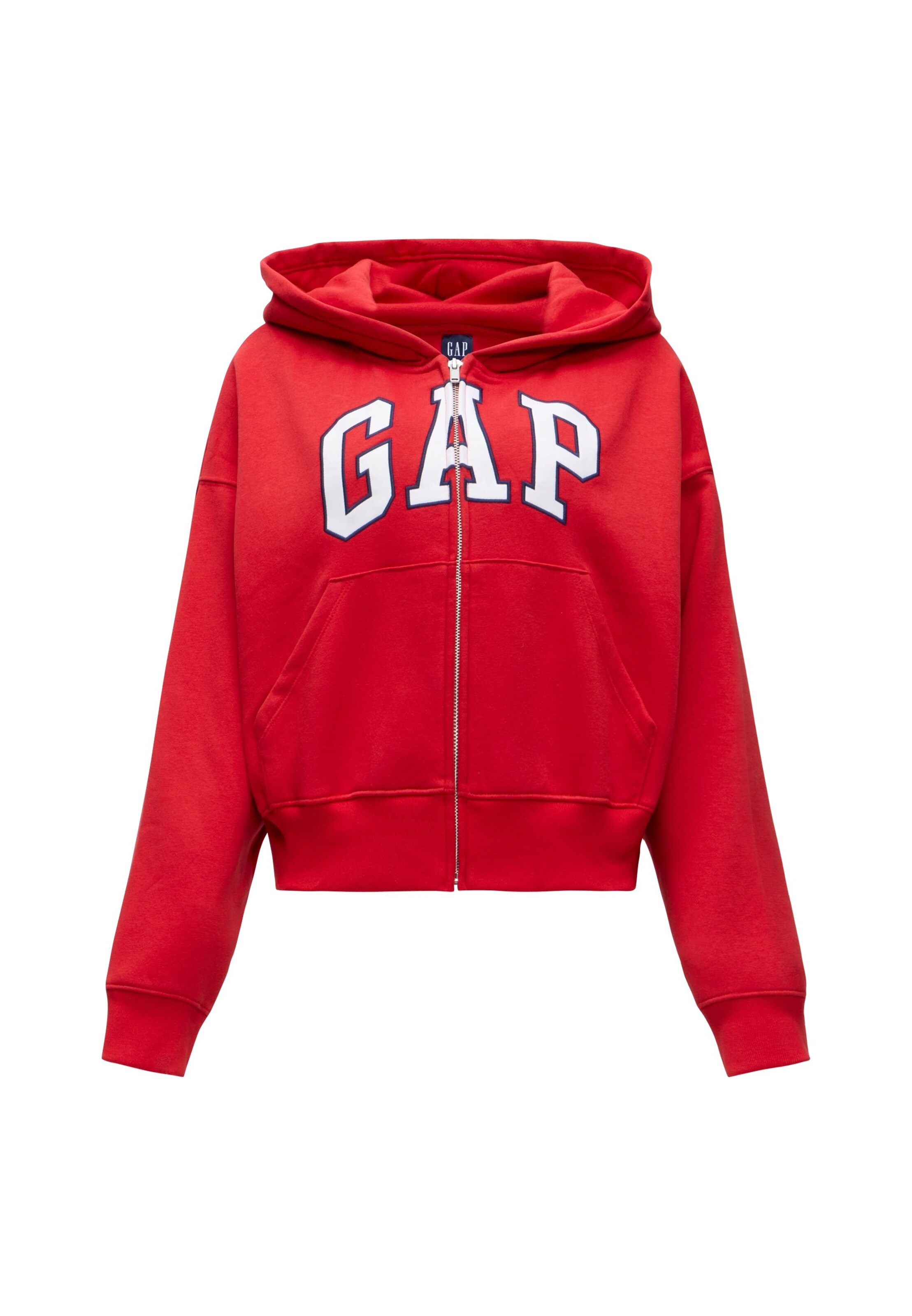 Veste de survêtement GAP en rouge : devant