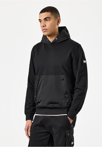Weekend Offender Sweatshirt 'Sumida' in Schwarz: Vorderseite