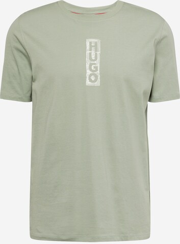 T-Shirt 'Dalbula' HUGO en vert : devant