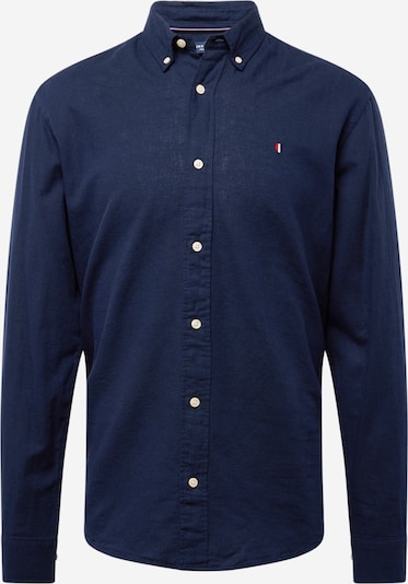 JACK & JONES Button Up Shirt 'SUMMER SHIELD' in marine blue / Red / White, Item view