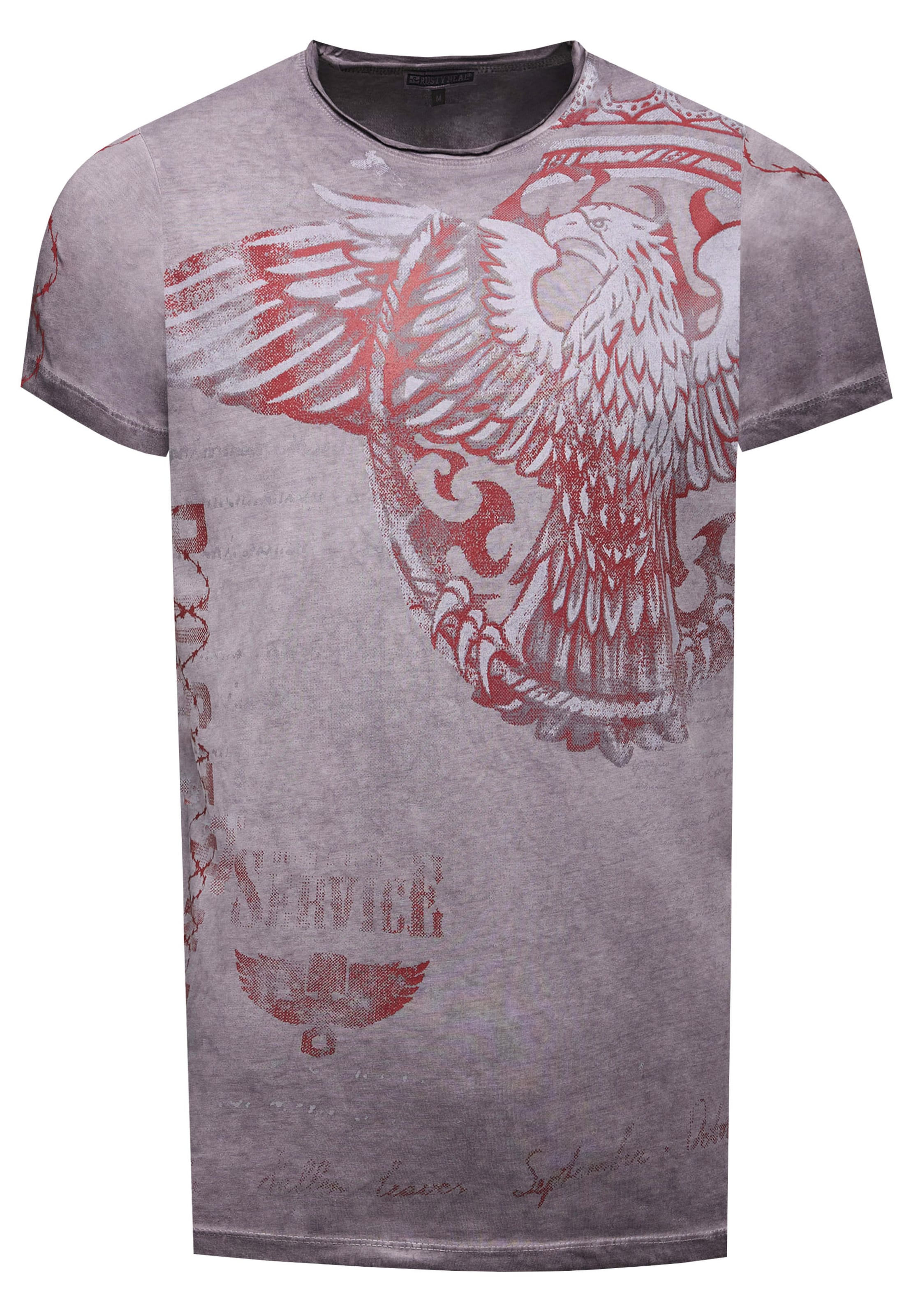 Rusty Neal T-Shirt in Grau: Vorderseite