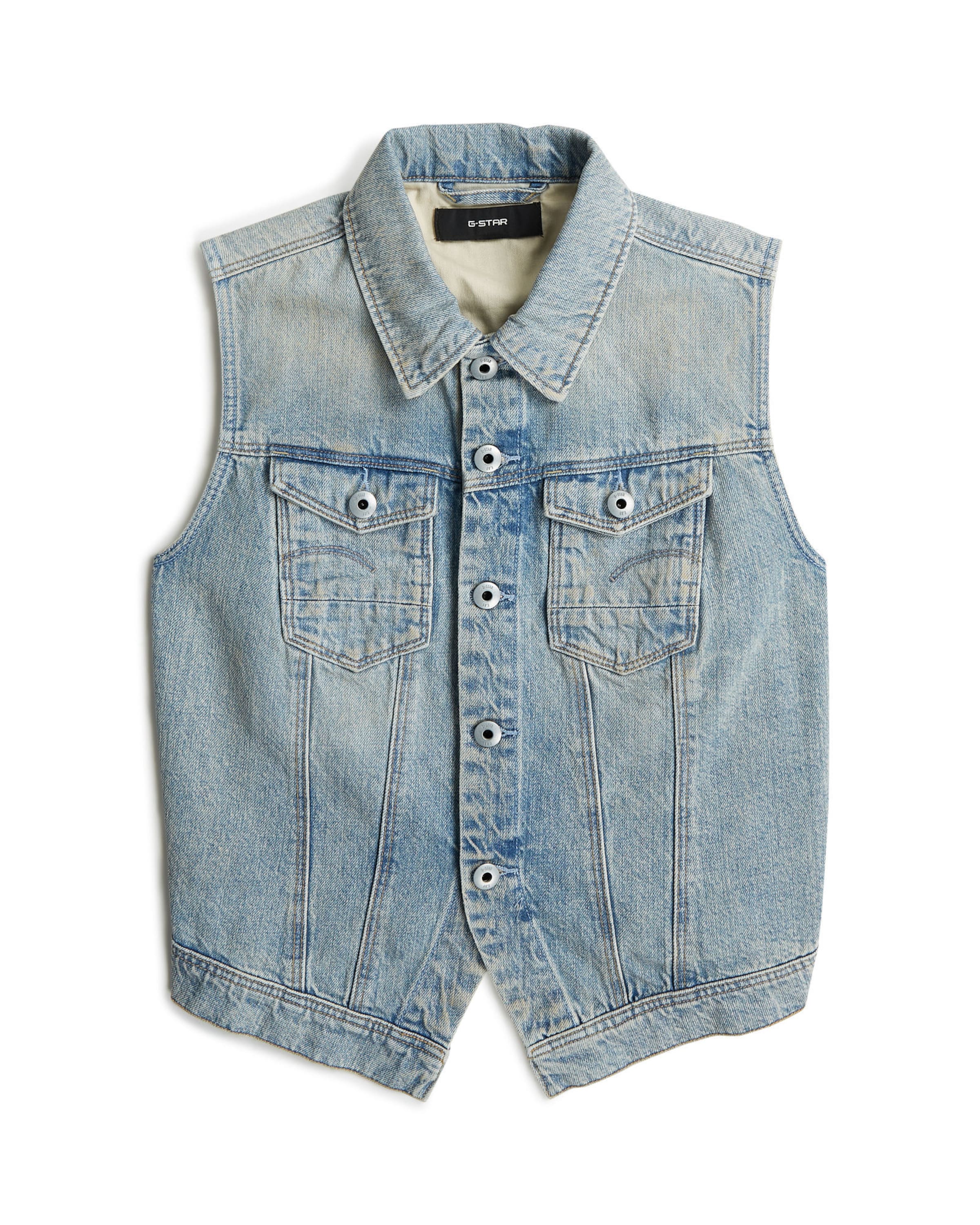 G-STAR Bodywarmer in Blauw: voorkant