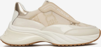 PINKO Platform trainers 'Ariel 19 - Sneaker Calf Leather/Patent/Monogram Net' in 38 in Beige, Item view