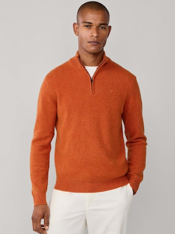 Hackett London Trui in Oranje: voorkant
