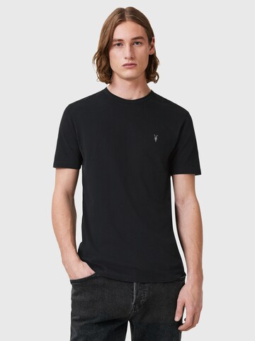 AllSaints - Camiseta en negro: frente