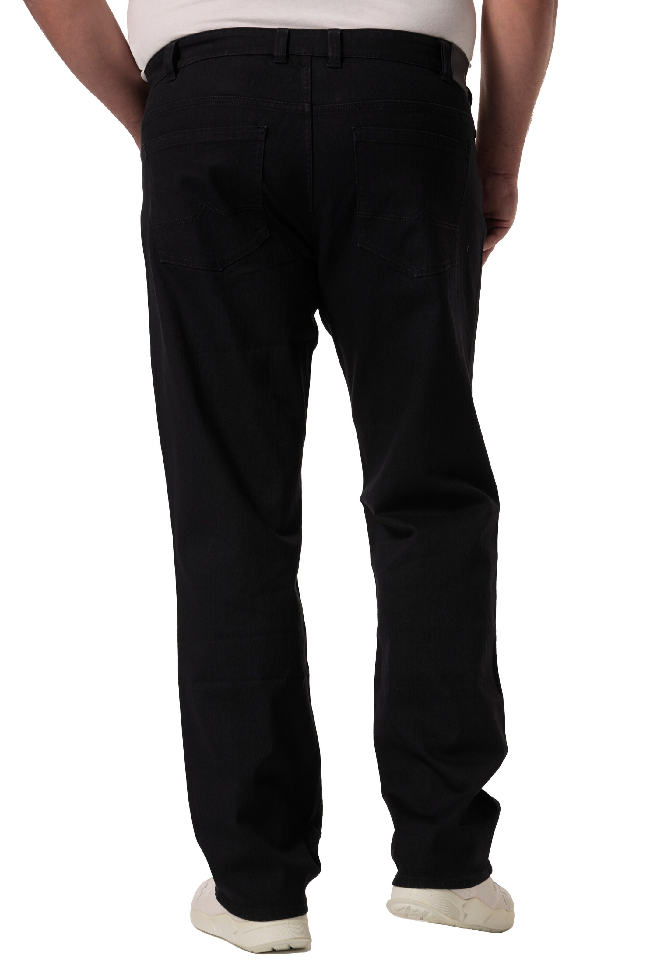 Men Plus Regular Jeans in Black