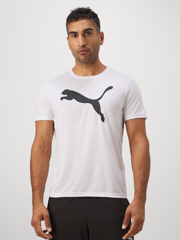 PUMA Funkčné tričko 'Tad Essentials' - Biela: predná strana