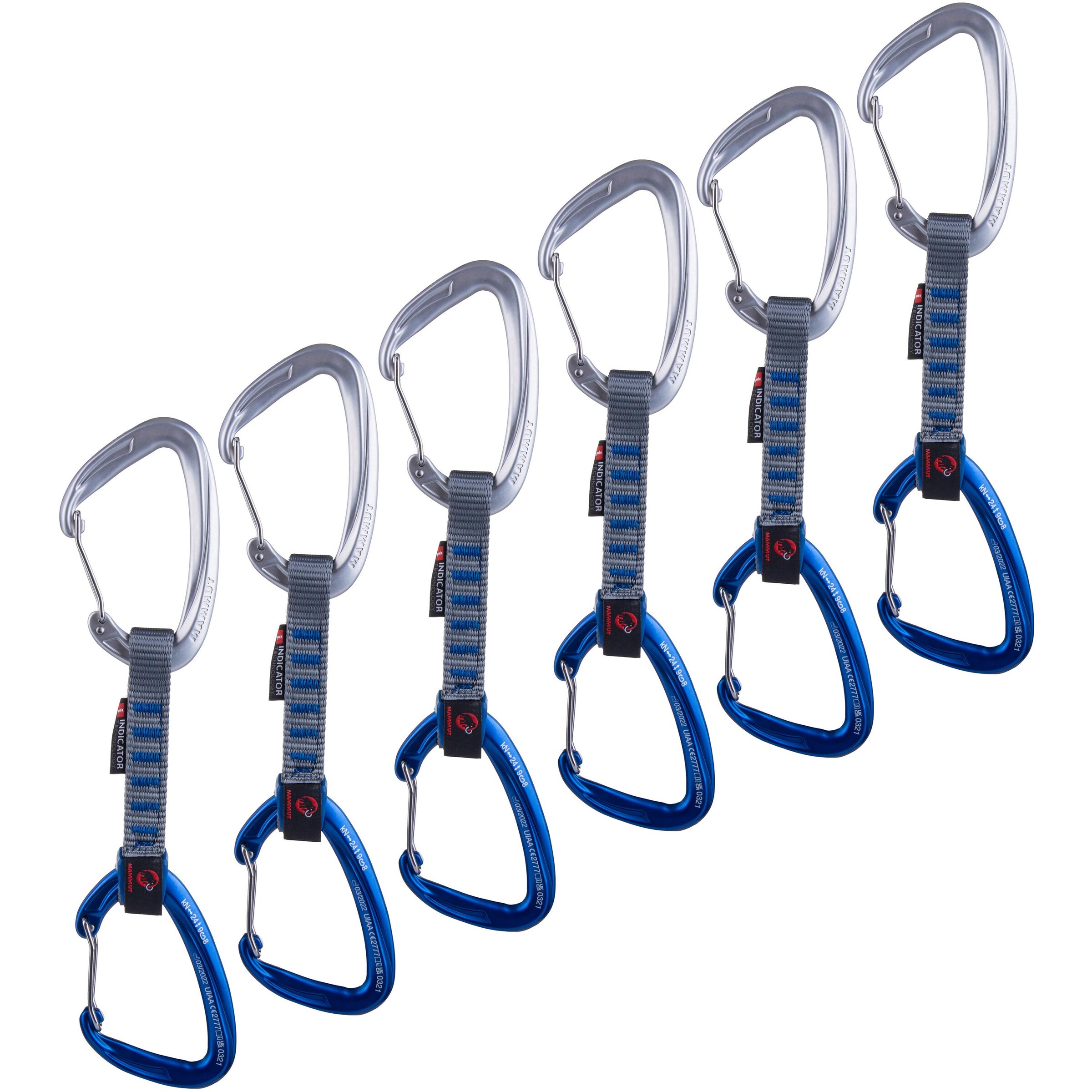 MAMMUT Outdoor Equipment 'Crag Wire' in Blue: front